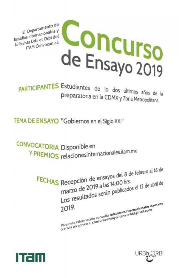 Concurso de Ensayo