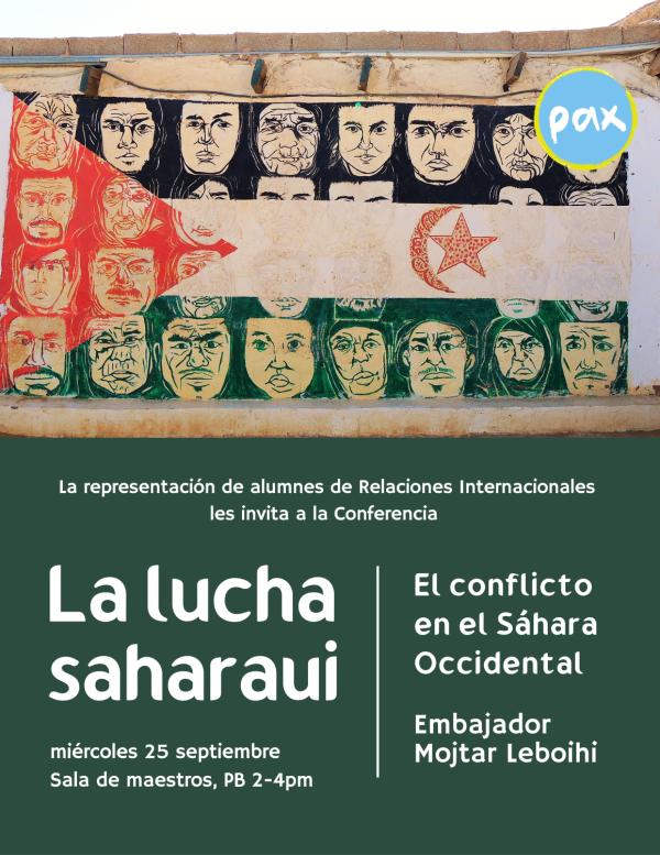 Conferencia: La lucha saharauir, el conflicto en el Sáhara Occidental
