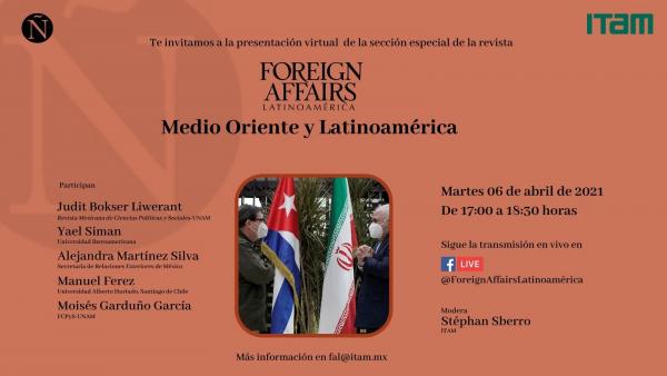 Póster Presentación virtual de la sección especial en la revista Foreign Affairs Latinoamérica