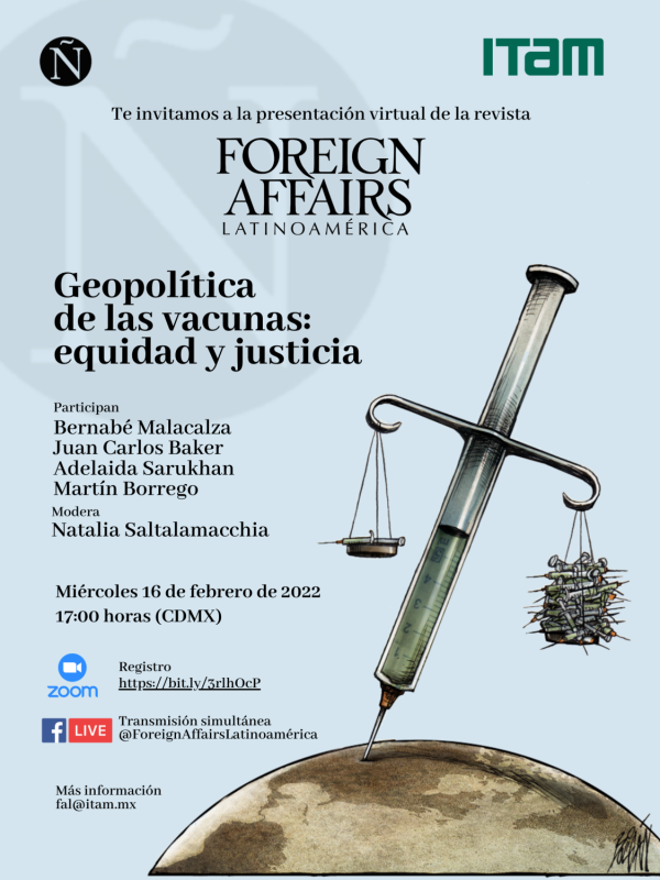 Presentación virtual del nuevo número de la revista Foreign Affairs Latinoamérica